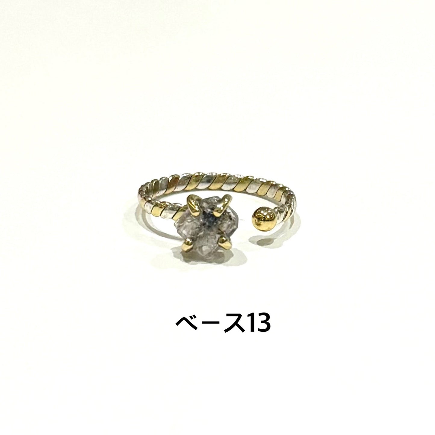 Herkimer diamond ring 11