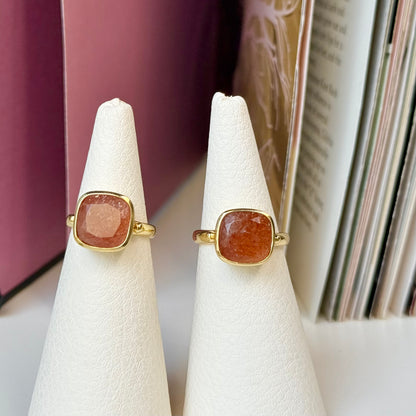 Brass square ring