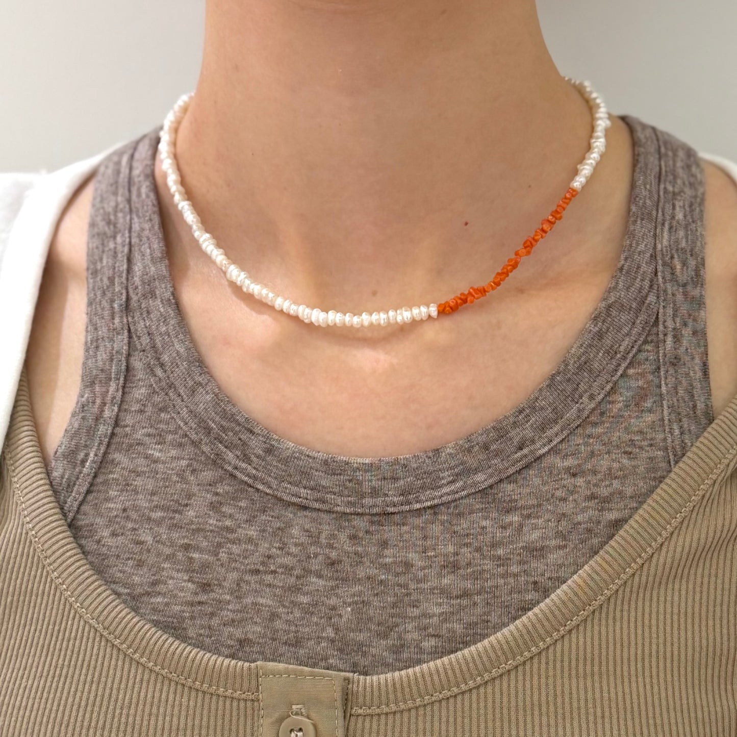 Brass Stone necklace