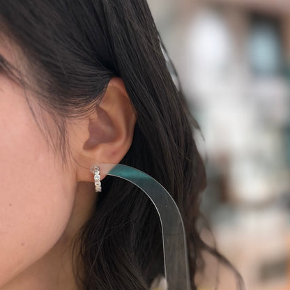 White topaz pierce