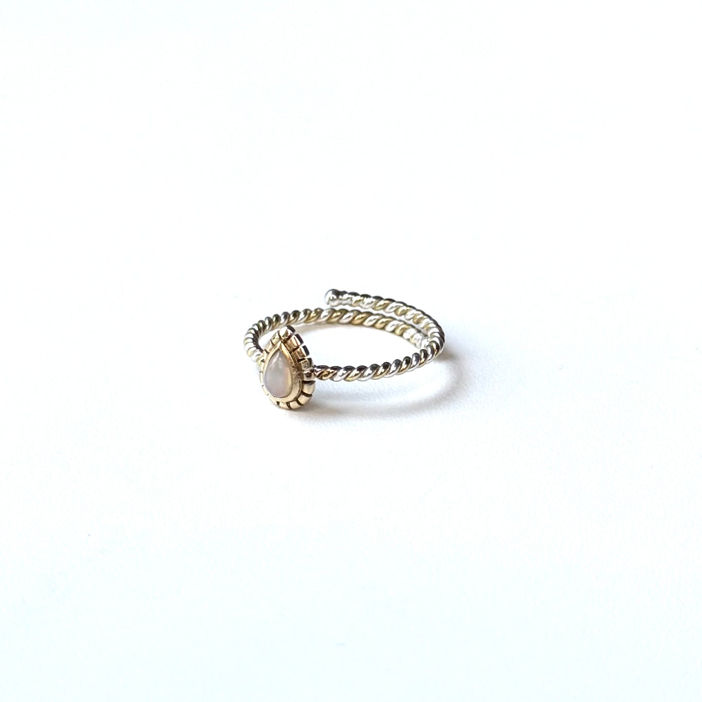 Silver925×Brass petit ring 4