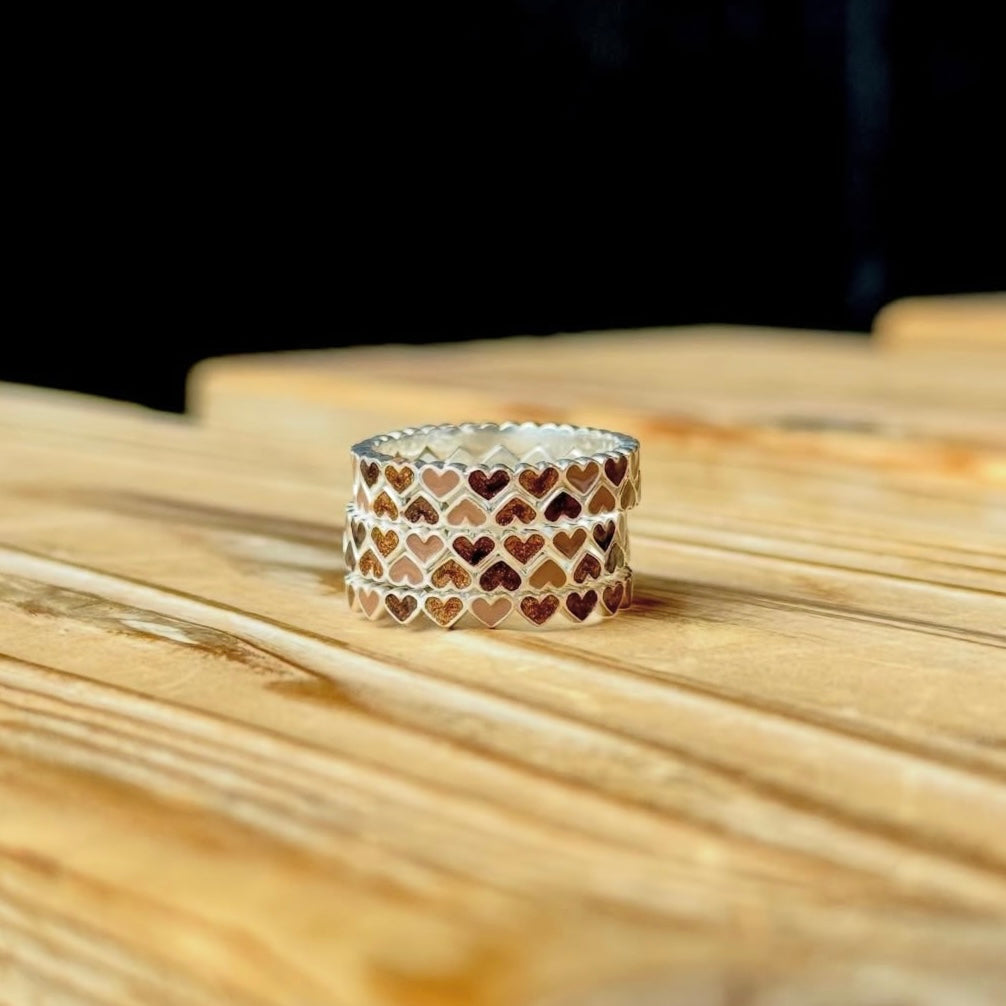 〈渋谷限定〉Heart enamel ring