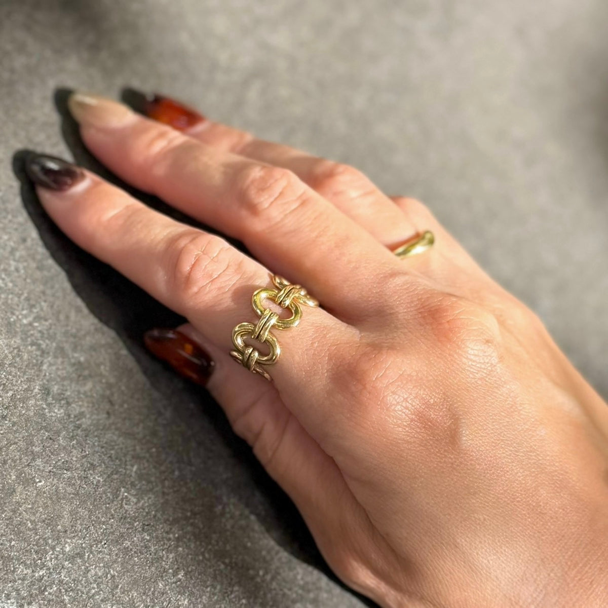 Brass plain ring 24