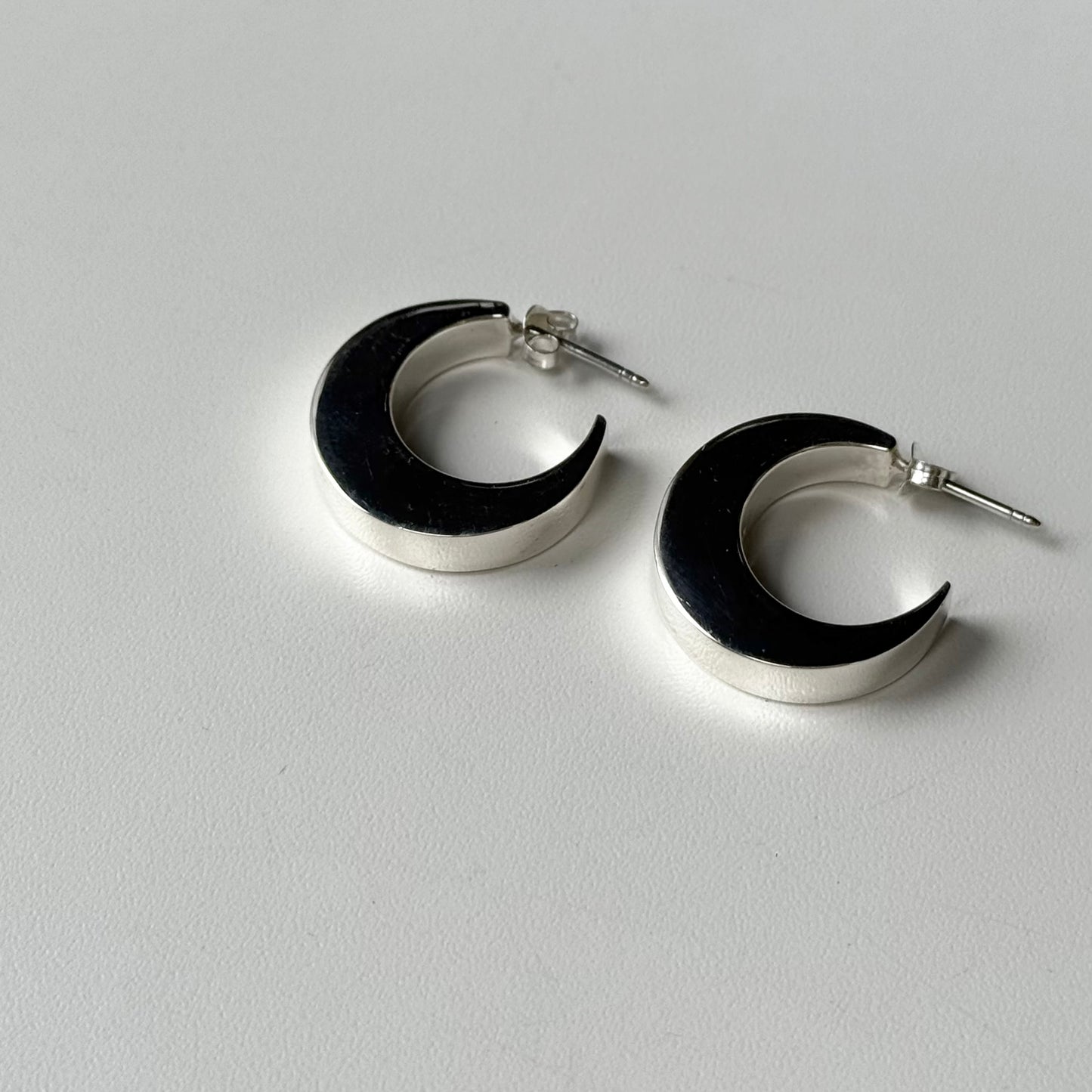 Silver925 plain hoop pierce