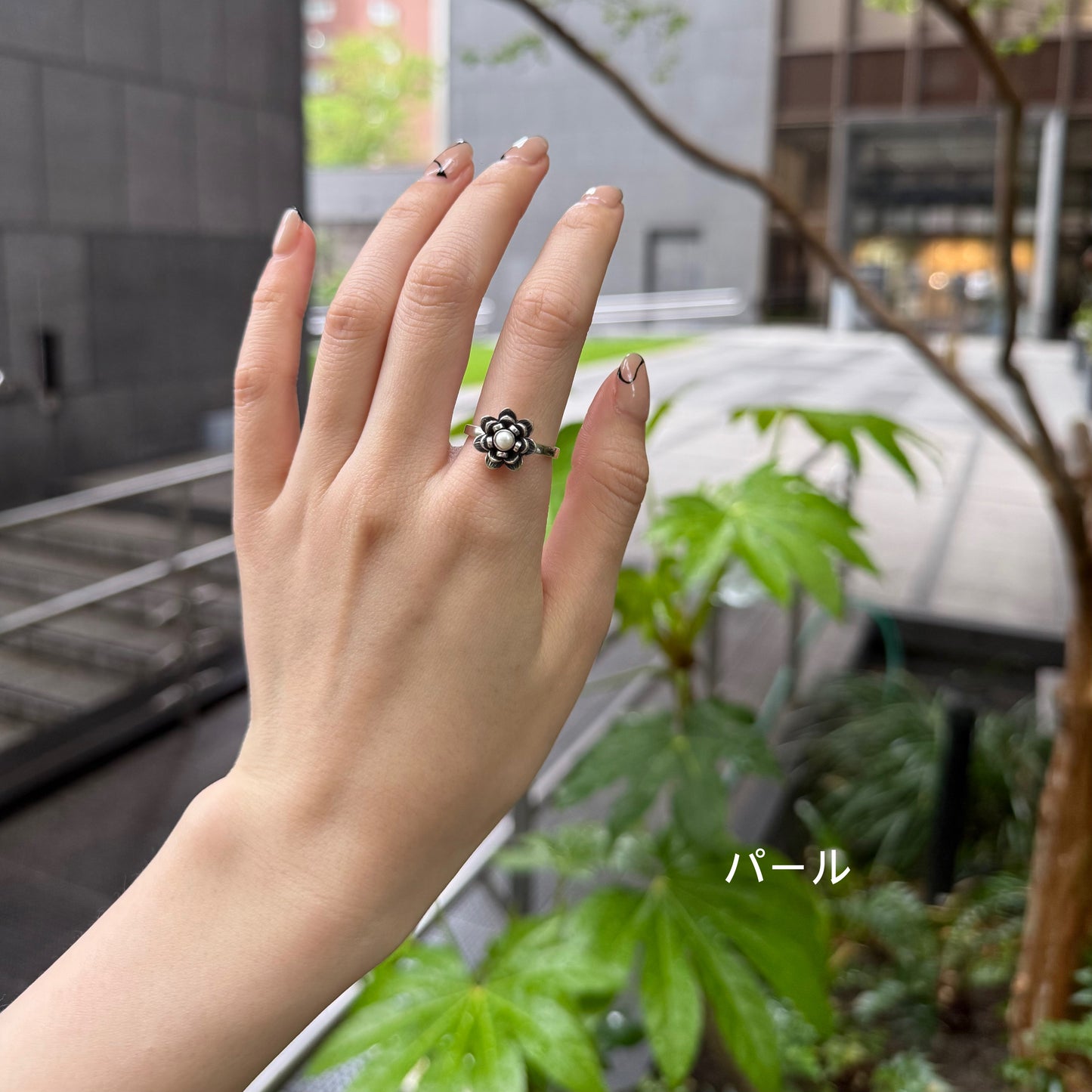 Flower design ring 10