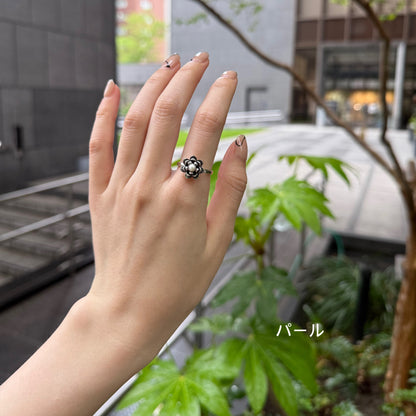 Flower design ring 10