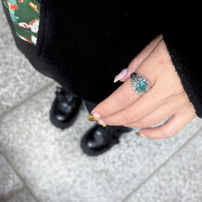 《 FUKUOKA limited 》【Biju mam poco】Blue Fluorite ring