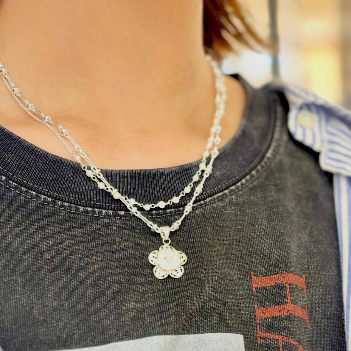 Stone necklace