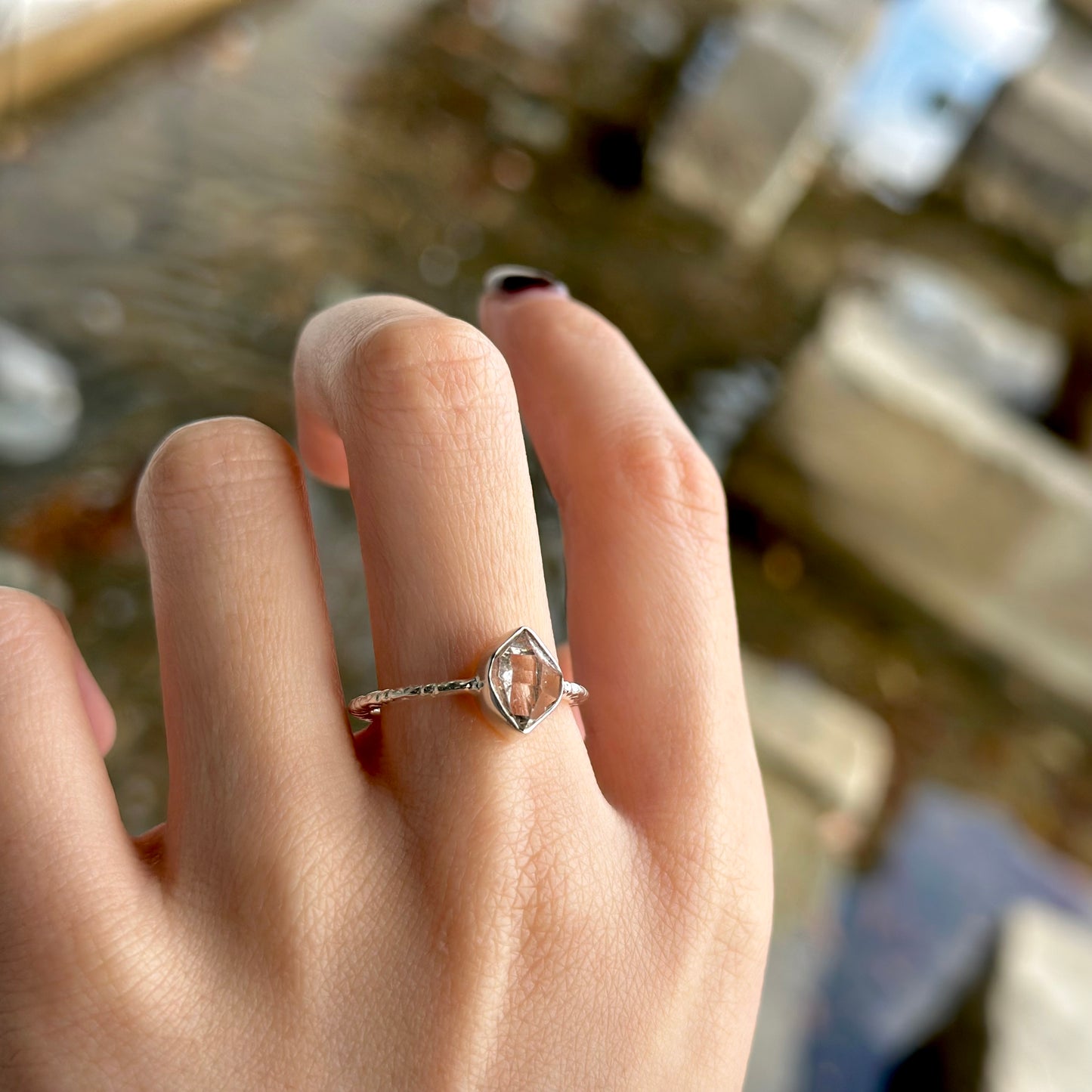 Herkimer Diamond ring