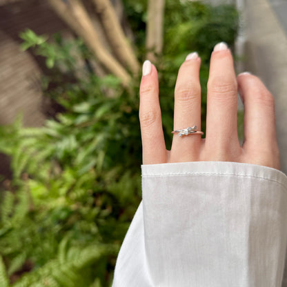 Silver925 design ring 90