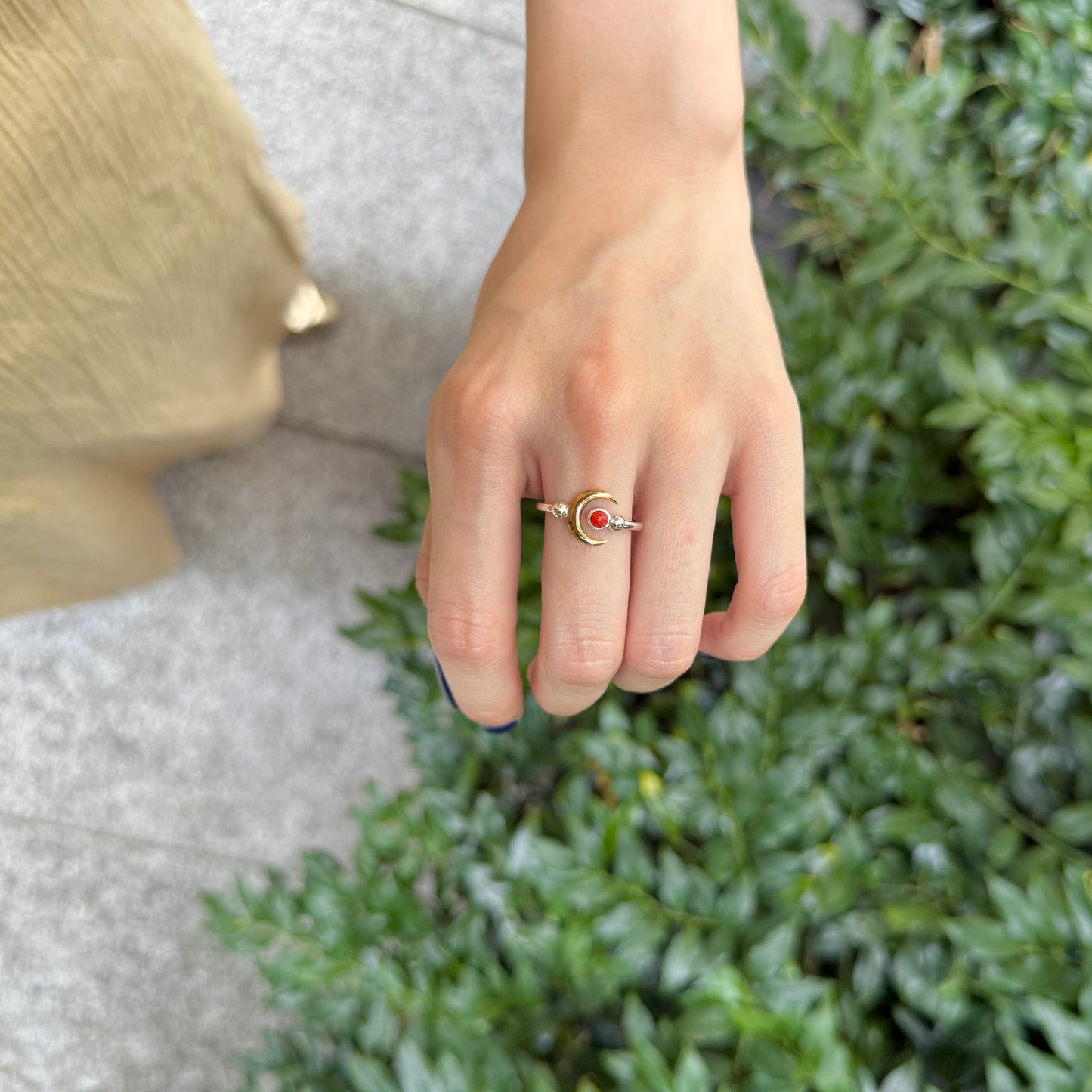 Moon design ring 5