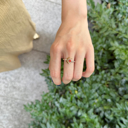 Moon design ring 5