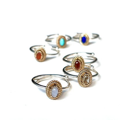 Silver925 × Brass petit ring