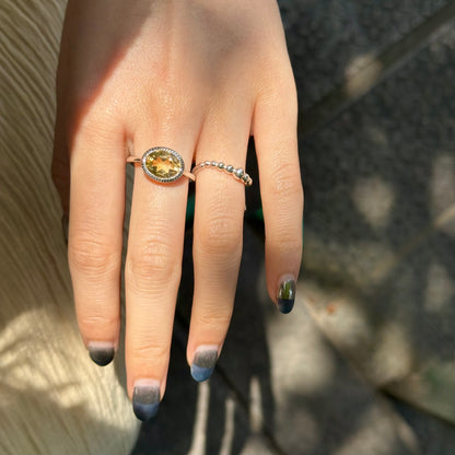 Silver925 1stone ring 8