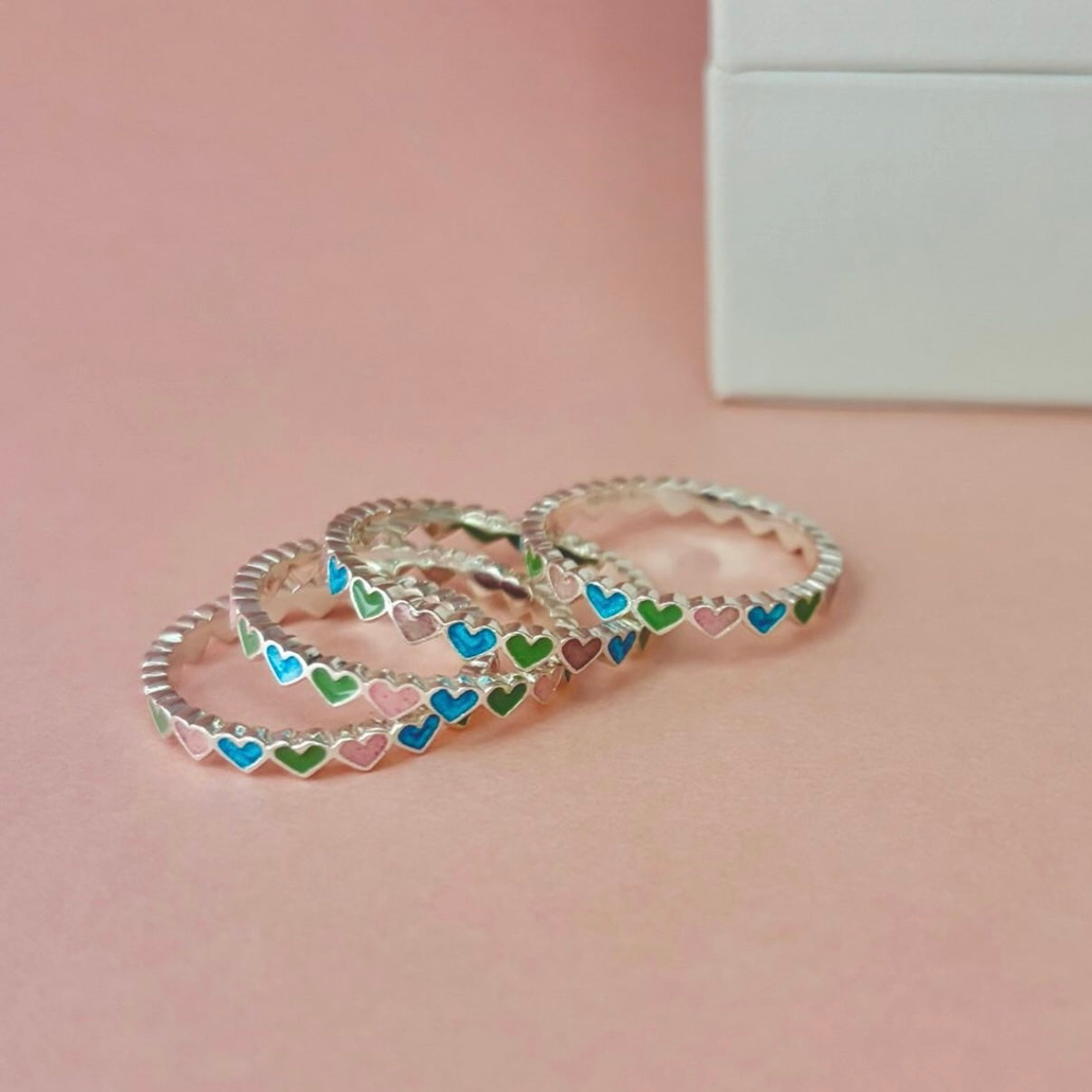 〈札幌限定〉Heart enamel ring