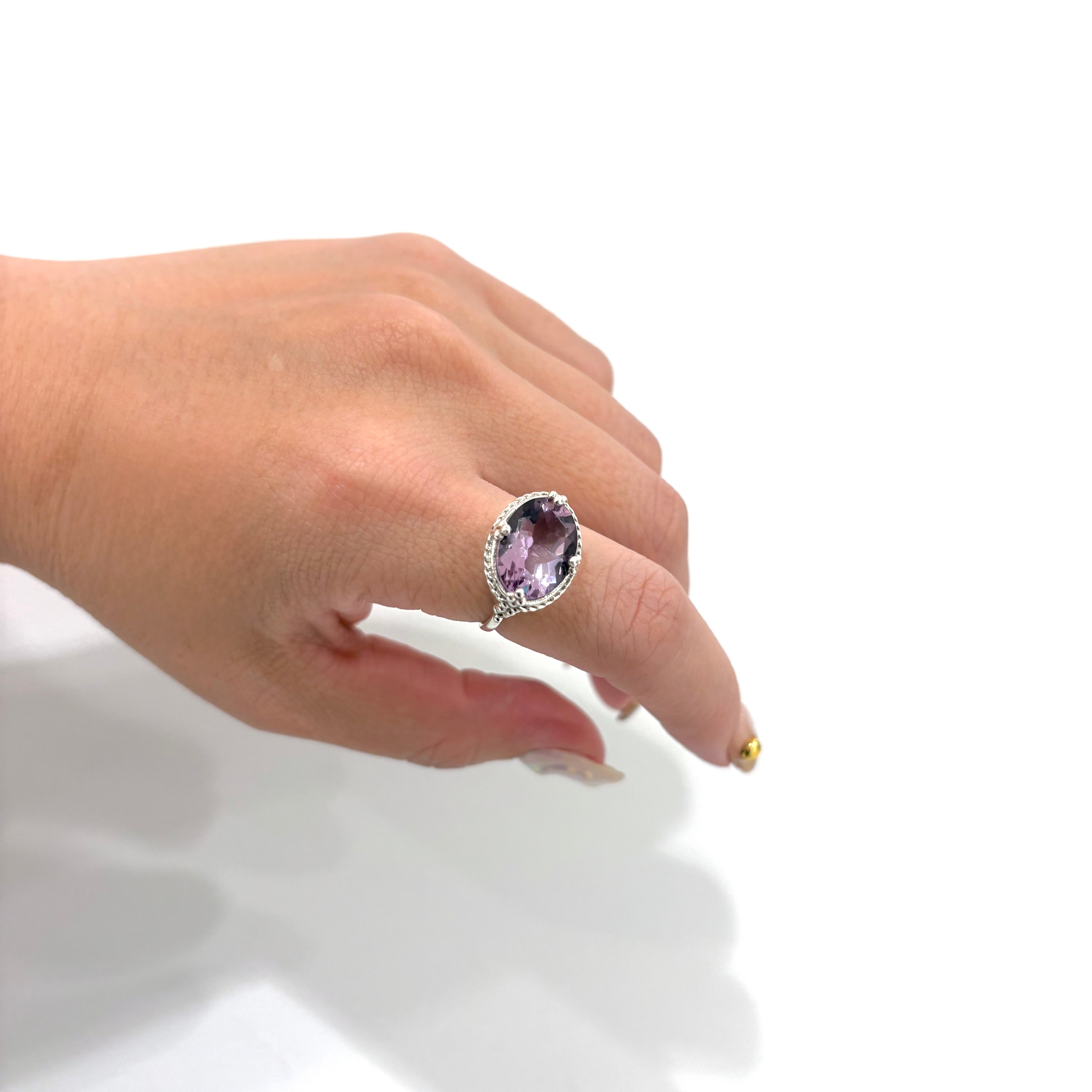 ビジュマム　bijumam シルバー925 アメジスト Silver925 design ring 83 – Biju mam