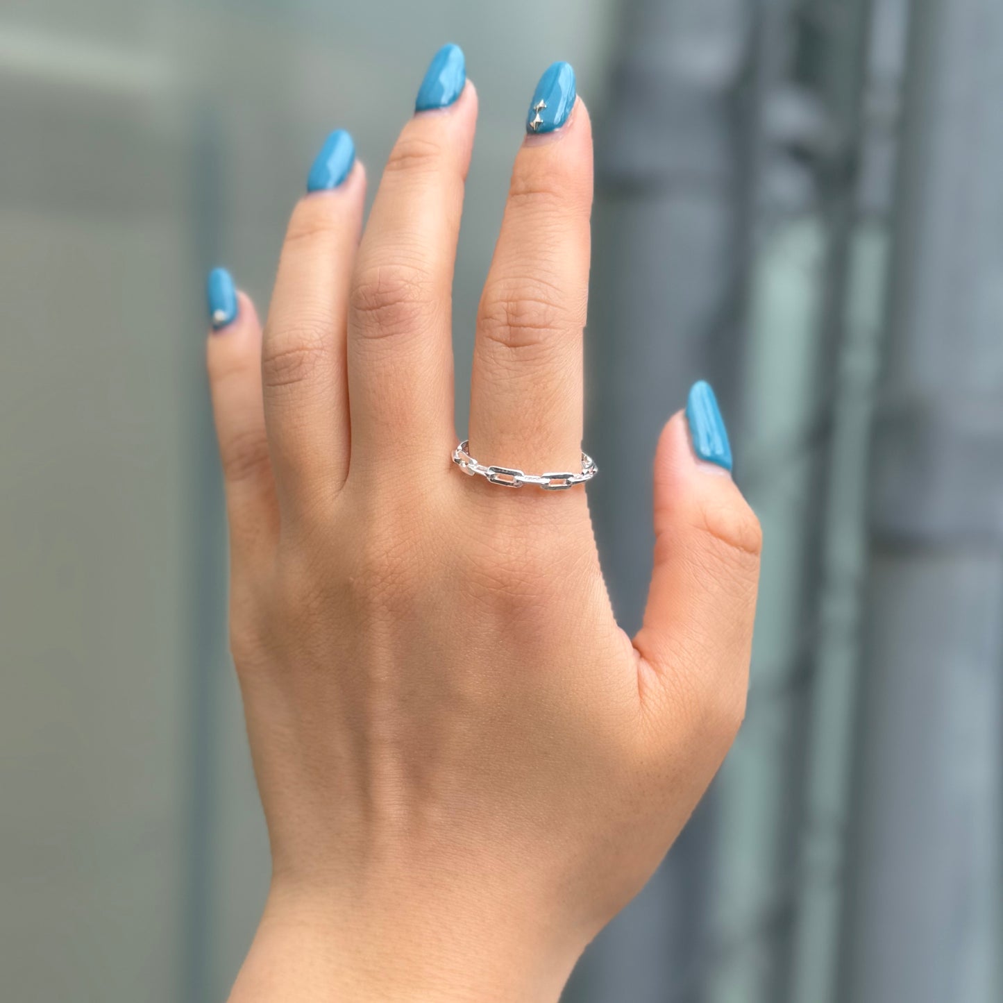 Silver925 plain ring 38