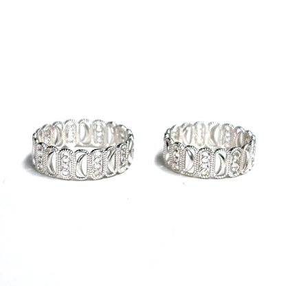 Moon plain ring 5