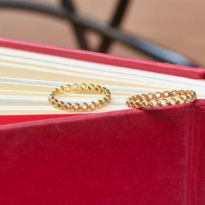 Brass Heart plain ring 13