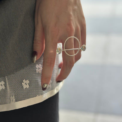 Silver925 plain ring 84