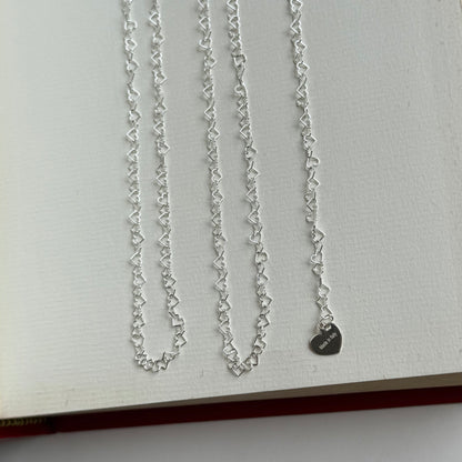 Italian chain necklace〈Heart〉1