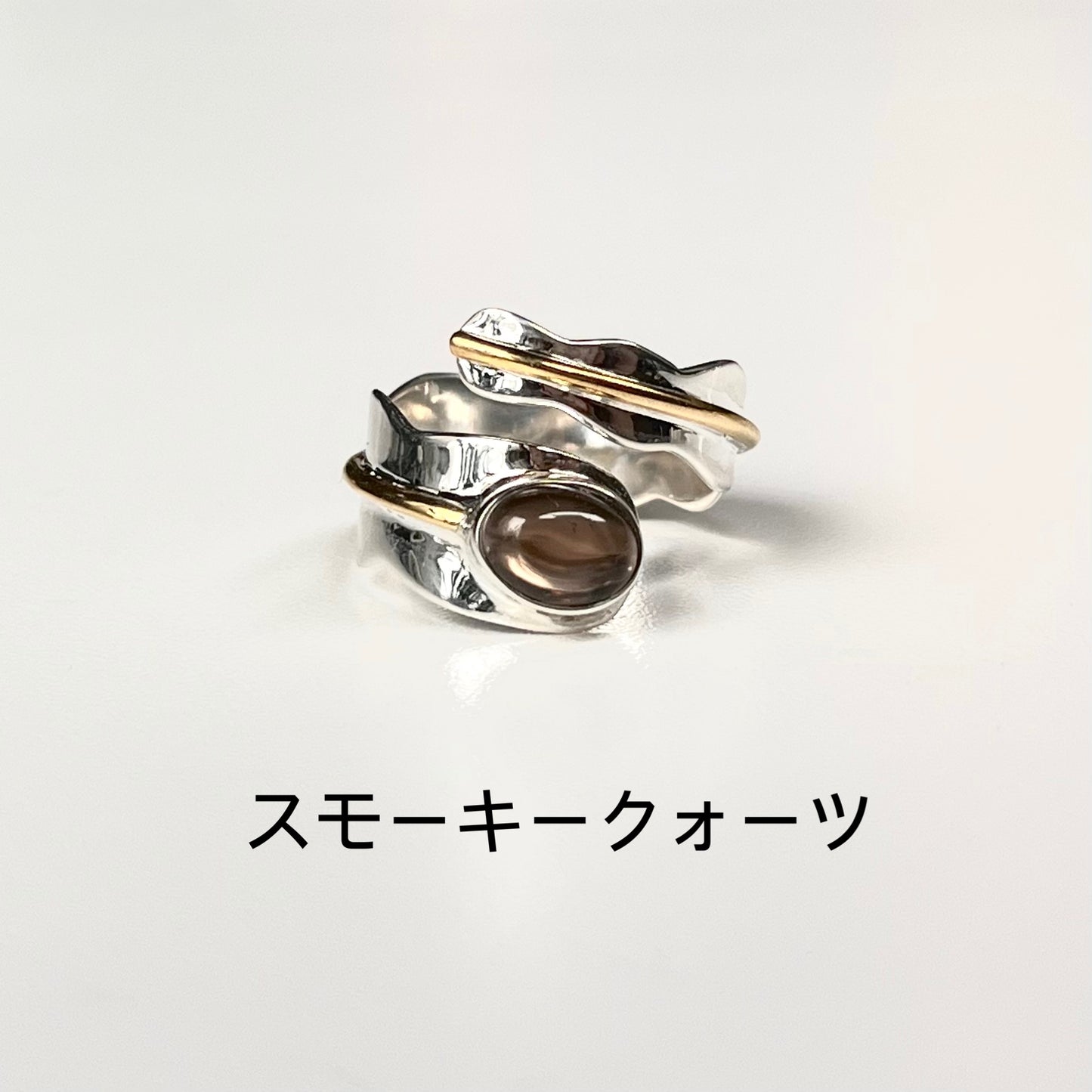 Silver925×Brass design ring