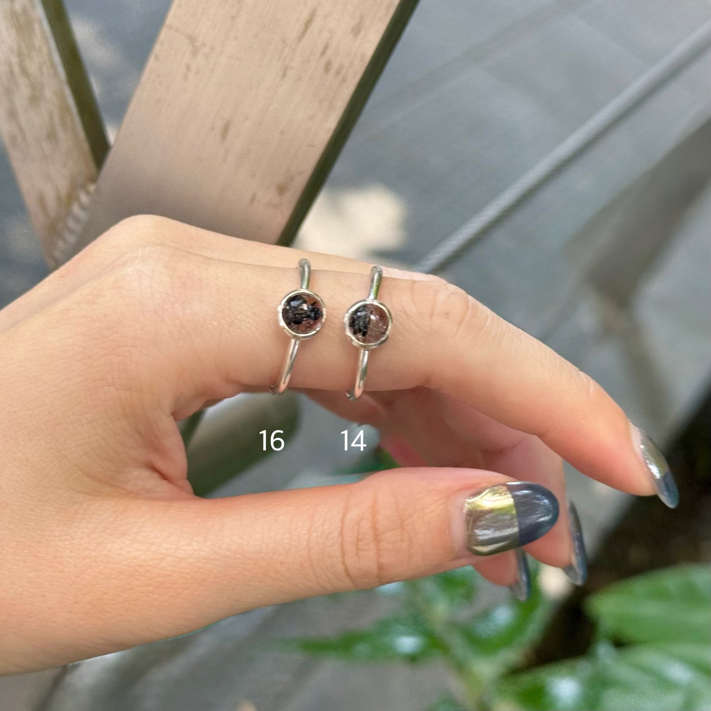 Silver925 1stone ring 7