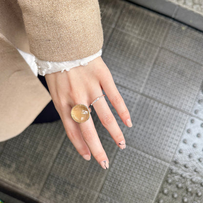 Big stone ring 5