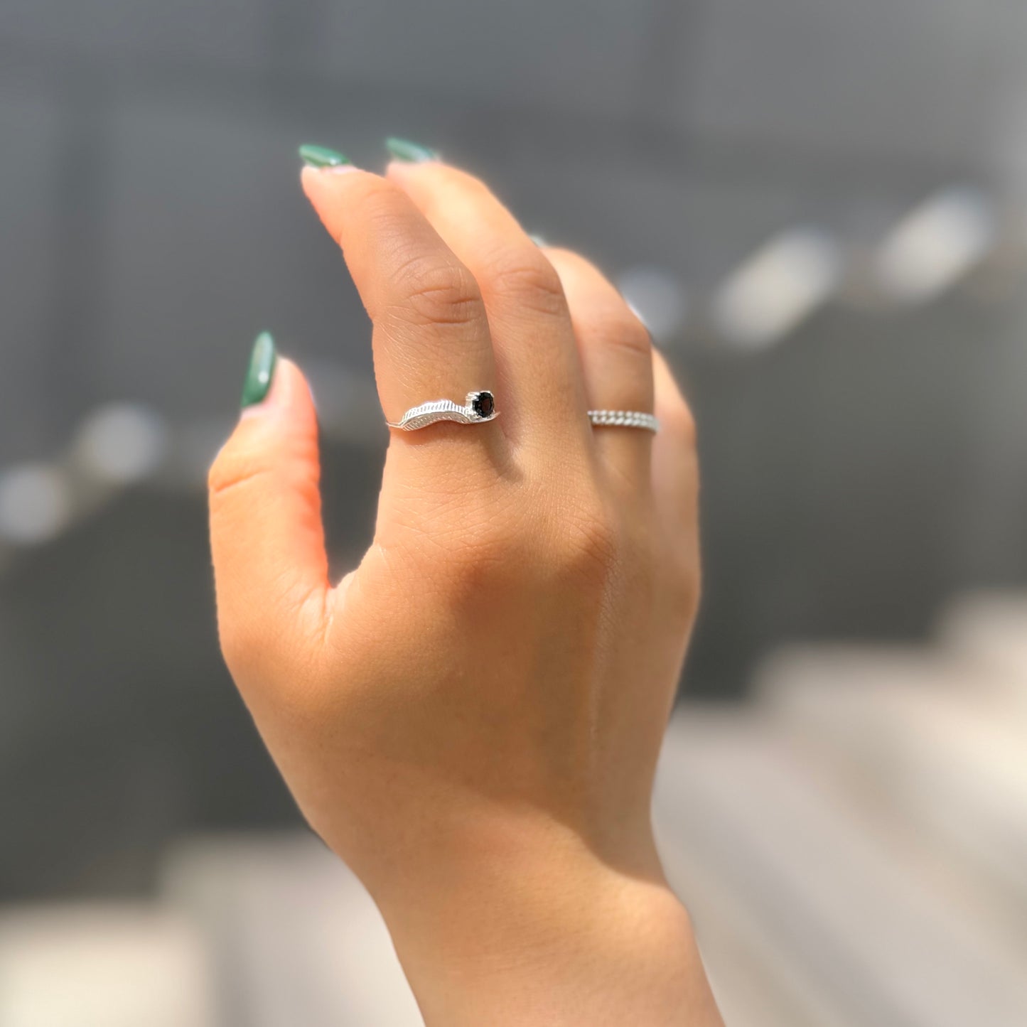 Feather design ring 3