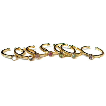 Brass petit ring 13