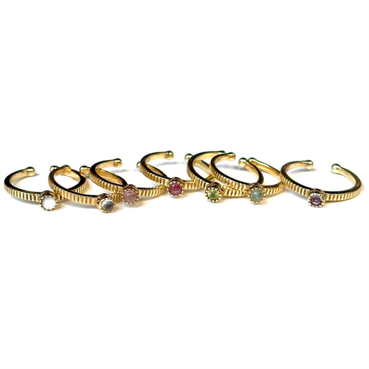 Brass petit ring 13