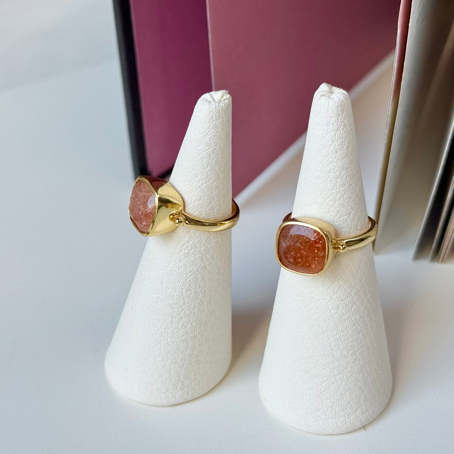 Brass square ring