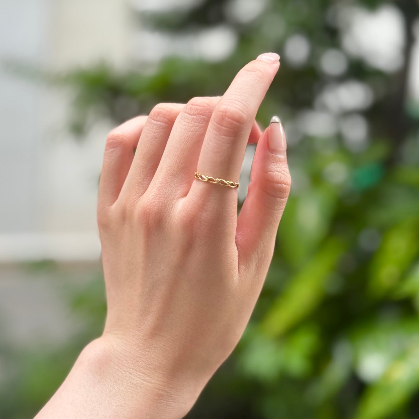 Brass plain ring 18