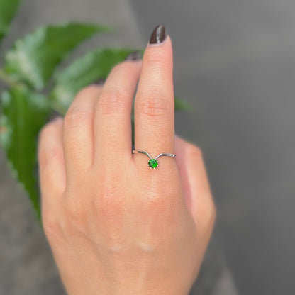 Silver925 V design ring 7