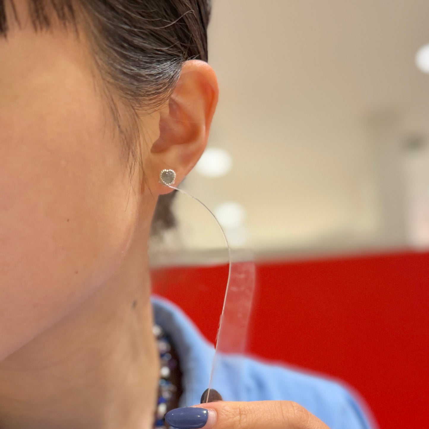 Heart design pierce 4