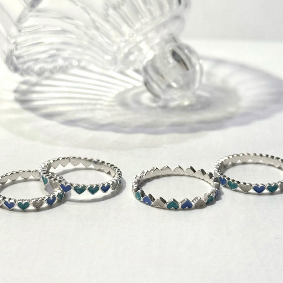 〈横浜限定〉Heart enamel ring