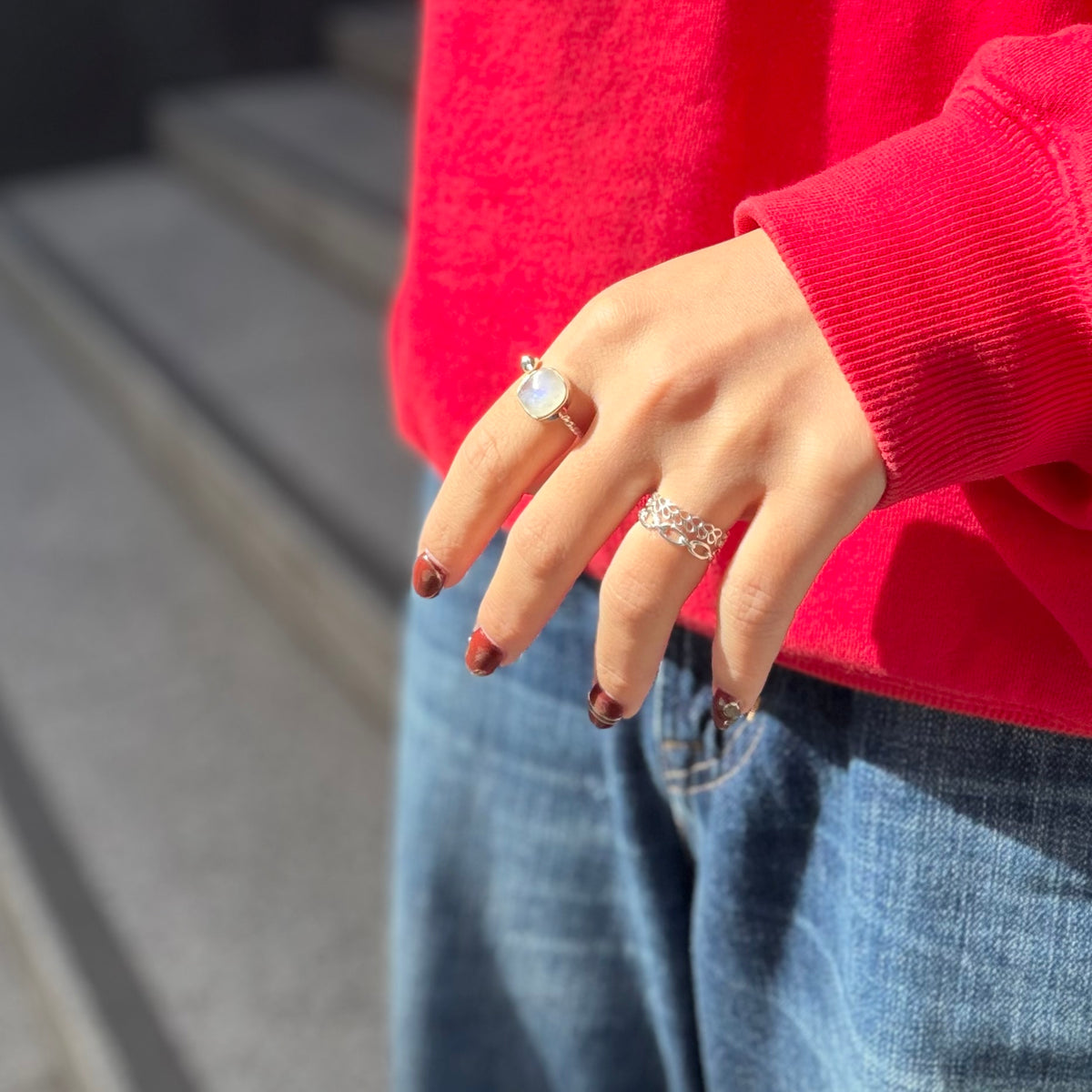 Silver925 design ring 132