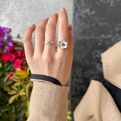 Flower design ring 7