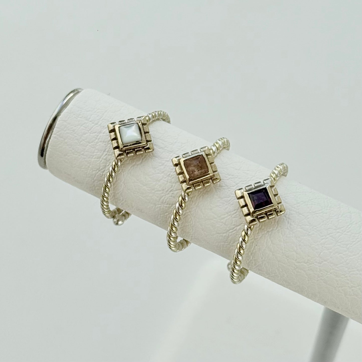 Silver925×Brass petit ring 5