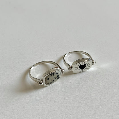 Heart design ring 11