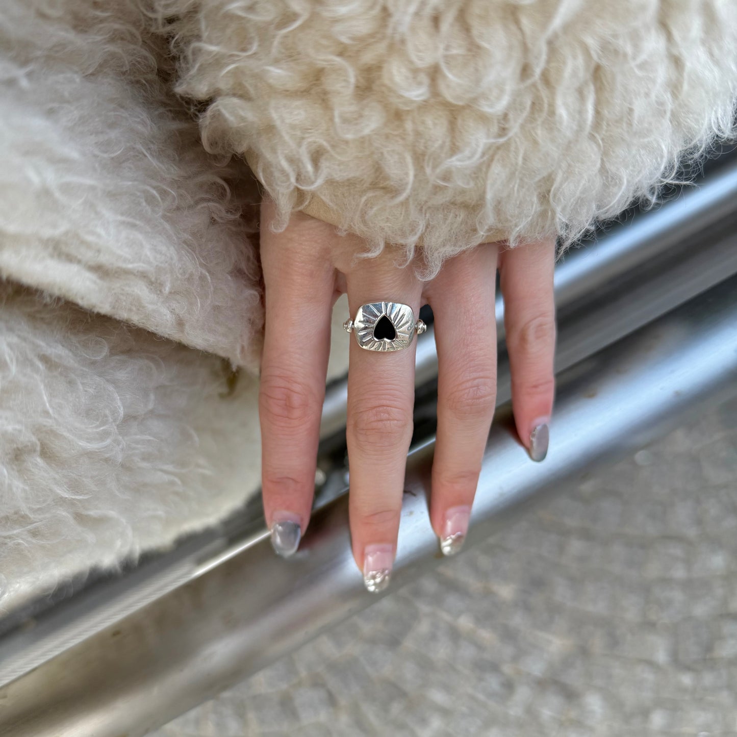 Heart design ring 11