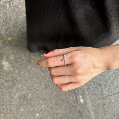 Herkimer diamond ring 1