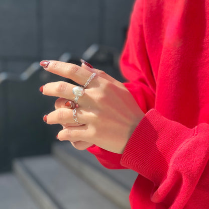 Pearl design ring 11
