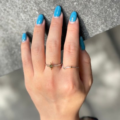 Star plain ring 12