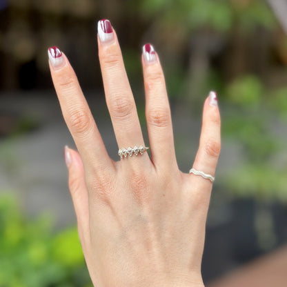 Silver925 plain ring 55