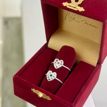 Heart design ring 6