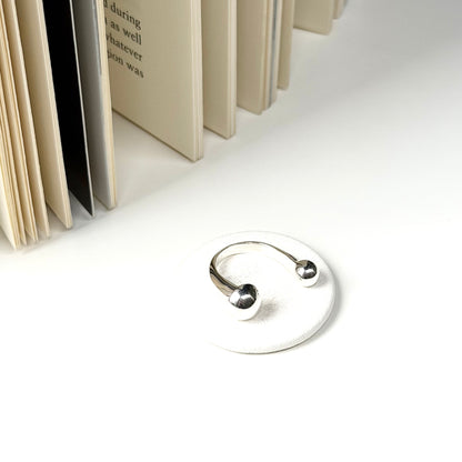 Silver925 plain ring 62