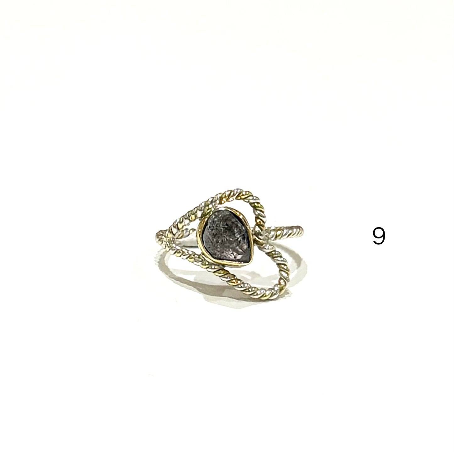 Herkimer diamond ring 13