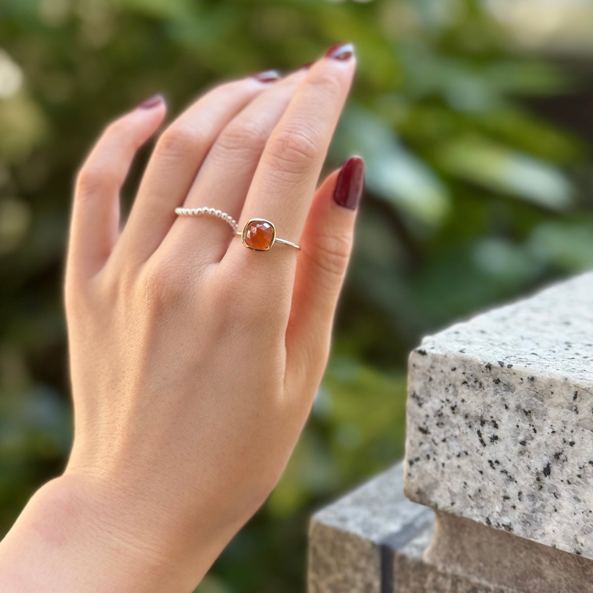 Silver925×Brass design ring 24