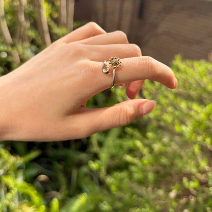 Flower design ring 2